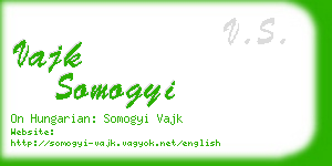 vajk somogyi business card